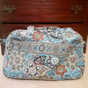 Blue Vera Bradley Duffle Bag